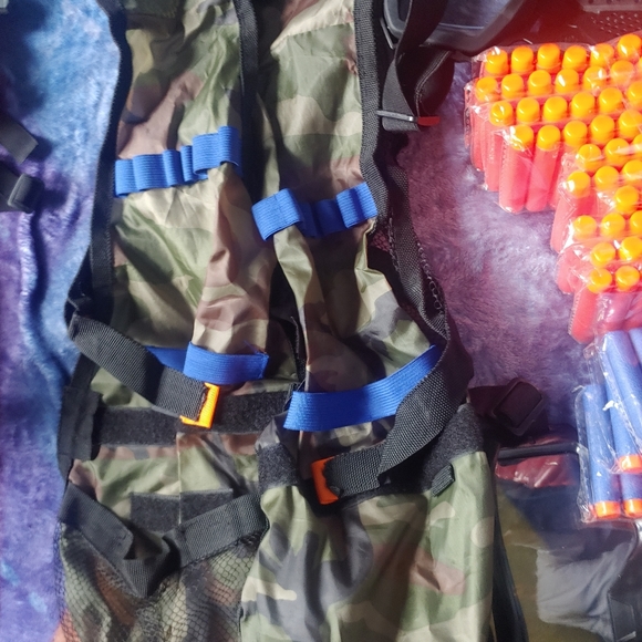 NERF Rival Mask, Darts & Vest Lot - Picture 14 of 15